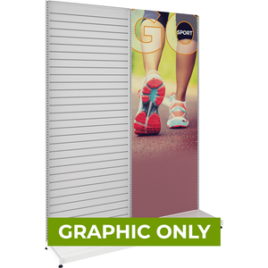 GRAPHIC ONLY - MODIFY Slatwall Stand with Graphics Panel - 74"W x 96"H - Replacement Graphic