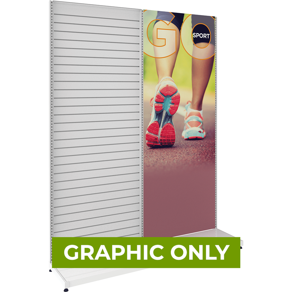 GRAPHIC ONLY - MODIFY Slatwall Stand with Graphics Panel - 74