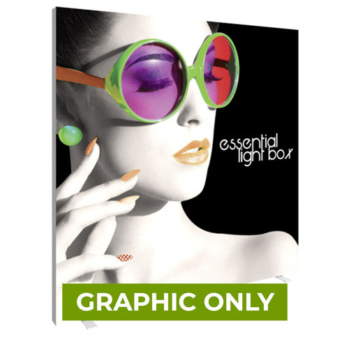 GRAPHIC ONLY - Vector Frame 8ft Essential Light Box Square - Replacement Graphic