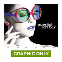  - GRAPHIC ONLY - Vector Frame 10 Ft Essential Light Box Rectangle - Replacement Graphic