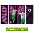 Load image into Gallery viewer, GRAPHIC ONLY - Backlit Jolly Square Exhibit Tower - Replacement Graphic (4 Pieces)