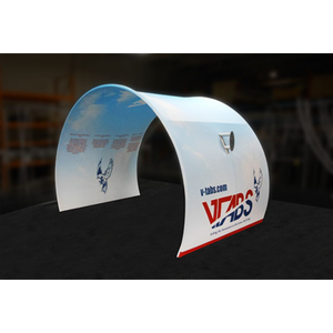 12Ft Arch 01 Tension Fabric Formulate Exhibit Structure