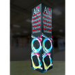 Load image into Gallery viewer, 12Ft Tall Tower 01 Tension Fabric Formulate Exhibit Structure