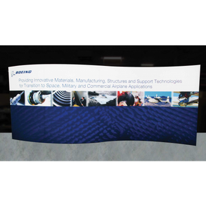 20ft Formulate Master WSC1 Serpentine Curve Tradeshow Fabric Backwall