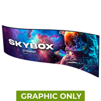 GRAPHIC ONLY -  Wave Overhead Hanging Banner - Trade Show Ceiling Sign - Replacement Graphic