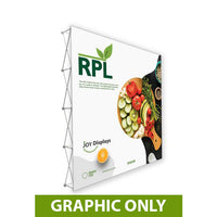  - GRAPHIC ONLY - 10'X10' RPL Fabric Pop Up Display Straight Replacement Graphic
