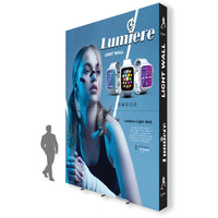 15ft Tall  Lumière Light Wall® Trade Show Exhibit Booth Configuration E - (No Lights)