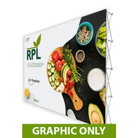  - GRAPHIC ONLY - 15'X10' RPL Fabric Pop Up Display Straight Replacement Graphic