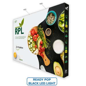 15'X10' RPL Fabric Pop Up Display Straight Trade Show Exhibit Booth