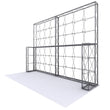 Load image into Gallery viewer, 20 Ft X 15ft Tall Lumière Light Wall® Configuration F - No Lights (Trade Show Exhibit Booth)