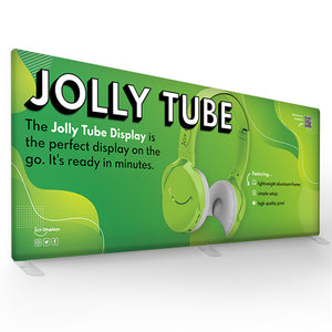 20 Ft. Jolly Tube Display - Straight Trade Show Exhibit Booth