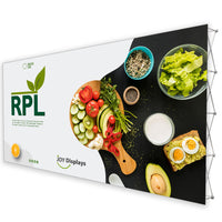 20'X10' RPL Fabric Pop Up Display Straight Trade Show Exhibit Booth