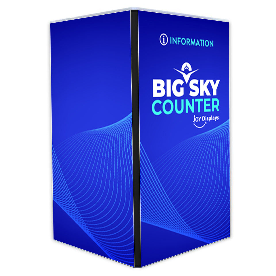 2 ft. x 2 ft. x 40 in. Big Sky Counter BLACK