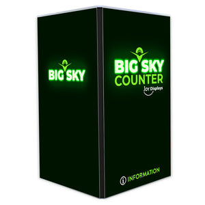 BACKLIT - 2 ft. Big Sky Counter - 40"h BLACK