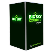 BACKLIT - 2 ft. Big Sky Counter - 40"h SILVER