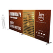 Load image into Gallery viewer, 20ft Formulate Master WS1 Straight Frame Tradeshow Fabric Backwall