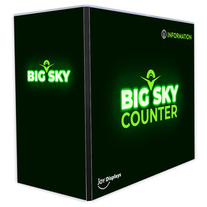 BACKLIT - 4 ft. Big Sky Counter - 40"h BLACK