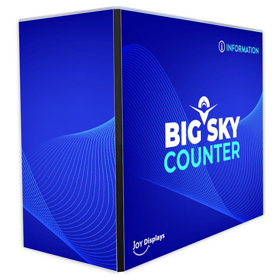 4 ft. x 2 ft. x 40 in. Big Sky Counter BLACK