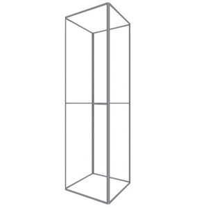4'W x 16'H x 4'D - 60D Jolly Square Exhibit Tower
