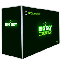 BACKLIT - 6 ft. Big Sky Counter - 40"h SILVER