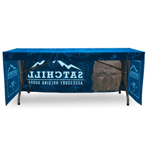 Fitted Table Throw Full Color 6 Ft. With Custom Dye-Sub Print