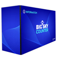 6 ft. x 2 ft. x 40 in. Big Sky Counter BLACK