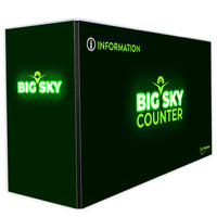 BACKLIT - 6 ft. Big Sky Counter - 40"h BLACK
