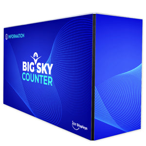 6 ft. x 2 ft. x 40 in. Big Sky Counter BLACK