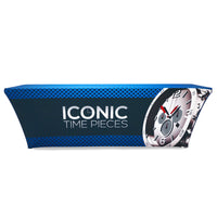Stretch Table Throw Full Color 8 Ft. With Custom Dye-Sub Print