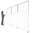 Load image into Gallery viewer, 10&#39; W X 7.5&#39; H C-WALL Sneeze Guard Divider - Clear/Printed Separation Partition