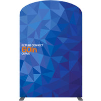 EZ Tube Connect 5 Ft. X 7.5 Ft. Curved Top Fabric Graphic Banner