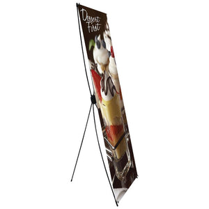 Econom-X Banner Stand Large 31.5 In. X 79 In. Scrim Graphic Package (Stand & Graphic)