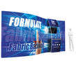 Load image into Gallery viewer, 20ft Formulate Master WSC2 Serpentine Curve Tradeshow Fabric Backwall