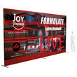 Load image into Gallery viewer, 20ft Formulate Master Straight 10ft Tall Tradeshow Fabric Backwall