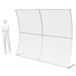 Load image into Gallery viewer, 10ft Formulate Master VC1 Vertical Curve Fabric Backwall