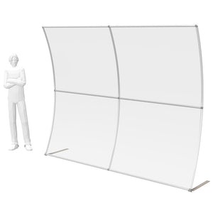 10ft Formulate Master VC1 Vertical Curve Fabric Backwall