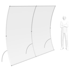 10ft Formulate Master VC6 Vertical Curve Fabric Backwall