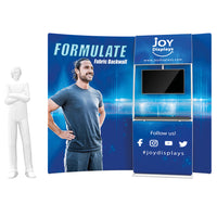 10ft Formulate Master HC6 Horizontal Curve Fabric Backwall