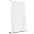 Load image into Gallery viewer, Floor Standing Sneeze Guard - 48&quot; W X 80&quot; H Freestanding Roll Up Clear Shield