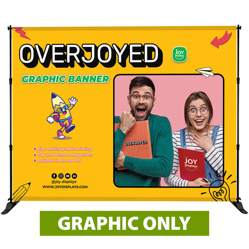GRAPHIC ONLY - 10 Ft X 7.5 Ft - Overjoyed Replacement Graphic