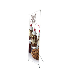 Grasshopper Adjustable Banner Stand Small With 32 In. X 79 In. Graphic Package
