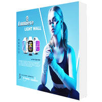 BACKLIT - 10ft X 10ft Lumière Light Wall® - Trade Show Exhibit Booth