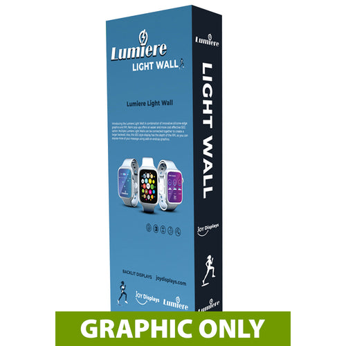 GRAPHIC ONLY - Lumière Light Wall® 2.5ft X 7.5ft Fabric  (No Lights) Replacement Graphic