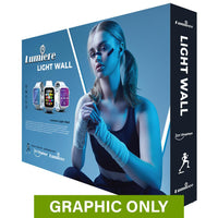  - GRAPHIC ONLY - Lumière Light Wall® 7.5ft X 5ft Fabric  (No Lights) Replacement Graphic