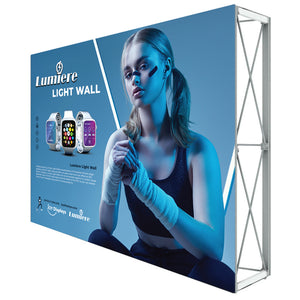 Lumière Light Wall® 7.5ft X 5ft Fabric Trade Show Exhibit Booth (No Lights)