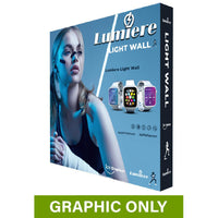  - GRAPHIC ONLY - 10ft X 10ft  Lumière Light Wall® Fabric  (No Lights) Replacement Graphic