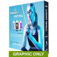  - GRAPHIC ONLY - Lumière Light Wall® 7.5ft X 7.5ft -  (Backlit) Replacement Graphic