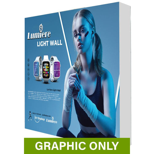 GRAPHIC ONLY - Lumière Light Wall® 7.5ft X 7.5ft Fabric  (No Lights) Replacement Graphic
