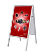 Load image into Gallery viewer, A-Frame Double-Sided Sidewalk Poster Sign with Vinyl Prints