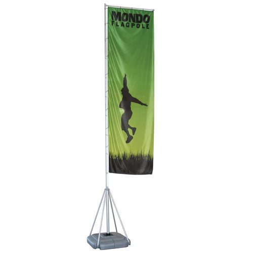 17' Mondo Flagpole Outdoor Flag Graphic Package